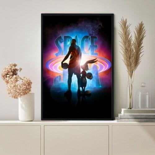 Space Jam 2 Movie Poster Canvas Print Art Wall Painting Home Decoration Gift