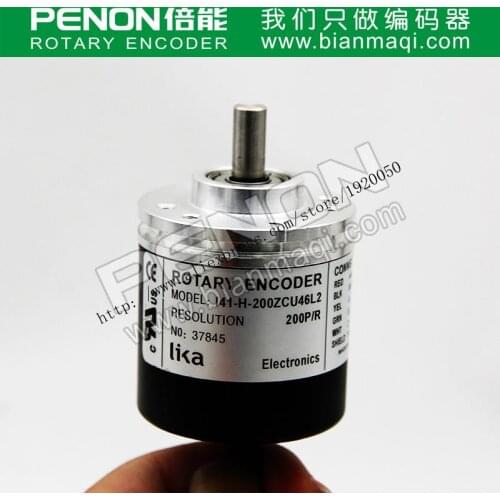 The LIKA I41-H-200ZCU46L2 200 line rotary optical encoder solid shaft 6mm