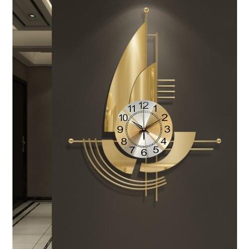 Nordic Light Luxury Cross-border E-commerce Living Room and Dining Room Clock Modern Simple Fashion Clock