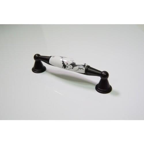 Wholesale 10pcs lot wash painting porcelain furniture handle,kitchen door handles and knobs,porcelain drawer handles