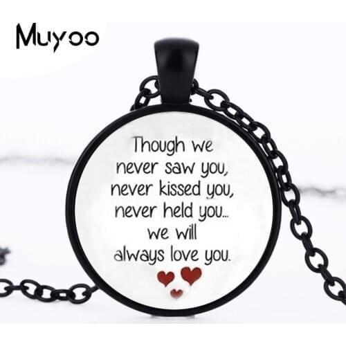 Miscarriage Keepsake Pendant Necklace - Loss of Unborn Baby - Miscarriage Necklace - Miscarriage Remembrance HZ1