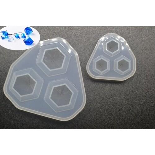 1pc Silicone Mould Dried Flower Resin Decorative Craft DIY diamond Mold cutting shape Type epoxy resin molds for jewelry gifts