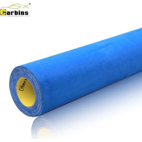 Blue sdhesive a-lcantara fabric Auto Upholster! Carbins film thick suede fabric car vinyl wraps