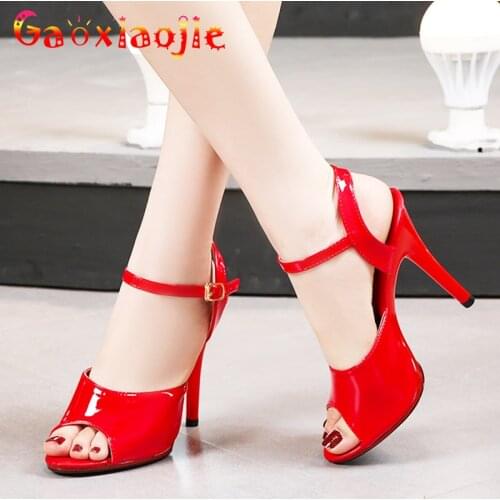 Chain Fringe Shoes Women Heels Seven Colors Sandals Peep Toe Front Rear Strap Walk Show 11CM Super Thin High Wedding Shoes