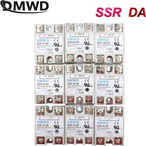Solid state relay SSR-40DA Industrial Solid State Relay Module SSR-10DA SSR-25DA SSR-50DA SSR-60DA SSR-75DA SSR-80DA SSR-100DA
