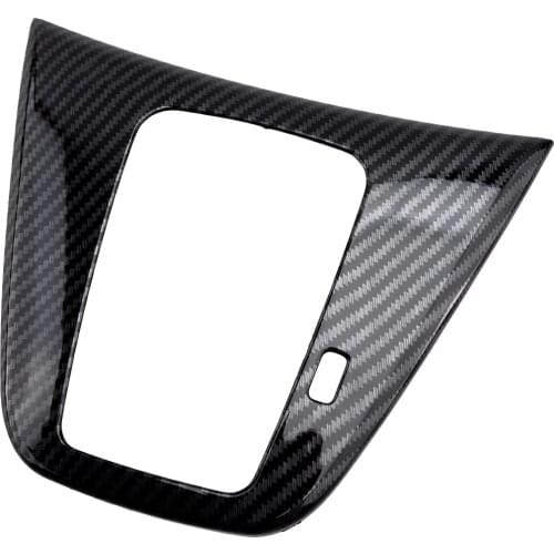 Inner Gear Shift Panel Decoration Cover Trim Black Carbon Fiber Style Plastic Fit for Honda CRV CR-V 2012 2013 2014 2015 2016