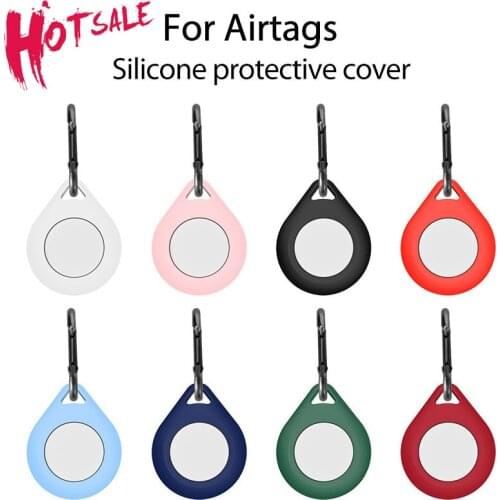 Liquid Silicone Case For AirTags Protective Cover For Apple Airtag Location Tracker Accessories Anti-scratch Protective Sleeve