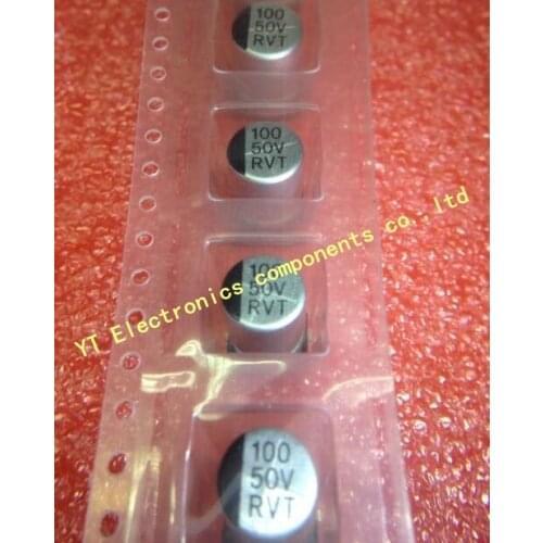 10pcs 50V 100UF SMD 8*10mm chip smd smt Aluminum Electrolytic Capacitor Best quality