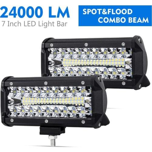 12Inch LED Light Bar Spot Flood Combo Beam Liteway 30000 LM Triple Row Light Bar Off Road Driving Led Work Lights for UTV ATV J