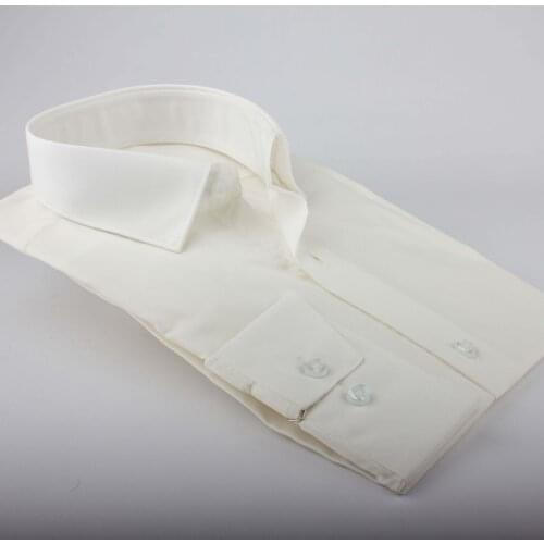 2020 New Arrival Solid Causal Formal Business Long Sleeve Button Down Cotton White Shirt Dress Fashion Autumn Spring Clothing