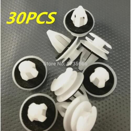 30Pcs Car Door Panel Clips Buckle With Seal Ring Fit For BMW E36 E38 E39 E46 X5 M3 M5 Z3