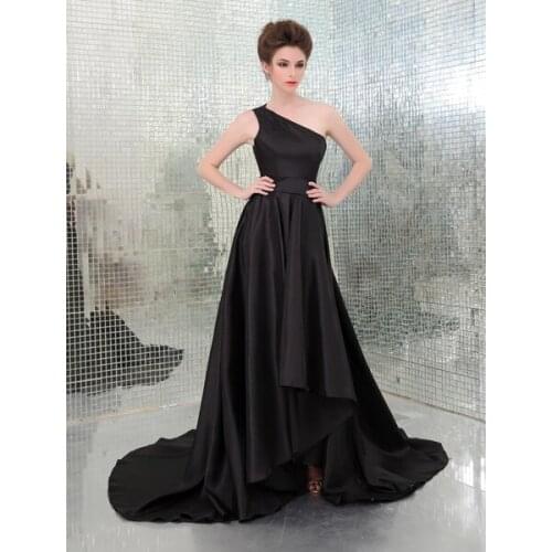 Aimee Teegarden One-Shoulder High Low Backless Emmy Awards Dress