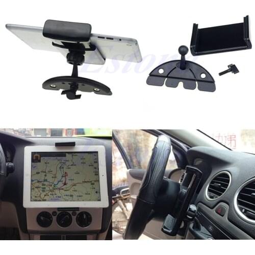 Car CD Slot Mobile Mount Holder Stand For GPS iPad Air 5 4 3 2 Mini Tablet New