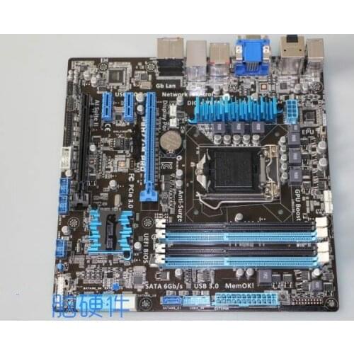 Used,For Asus P8H77-M PRO Original Used Desktop Motherboard H77 Socket LGA 1155 i3 i5 i7 DDR3 32G SATA3 USB3.0