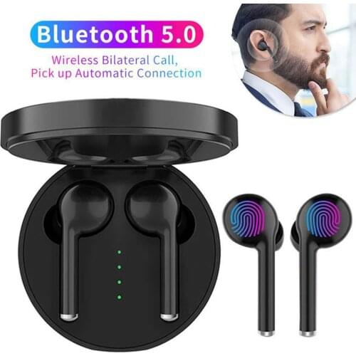Bluetooth 5.0 Earphones Wireless TWS Earbuds 4H Surround Sound Effect with Charging Waterproof Earbuds Headsets With Microphone