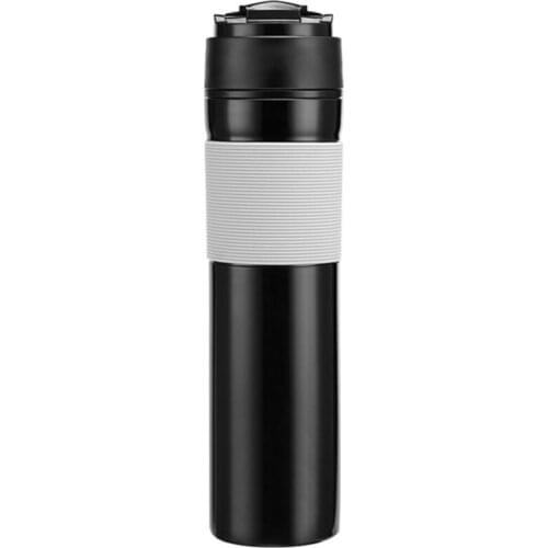 350Ml Portable French Pressed Coffee Bottle Coffee Tea Maker Coffee Filter Bottle Hand Pressure Coffee Machine For Car Office
