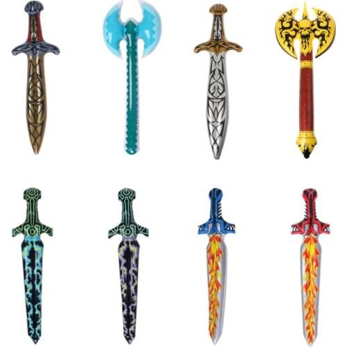 New Inflatable Swords Axe Kids Toys Pirate Swords Children Gifts Swords