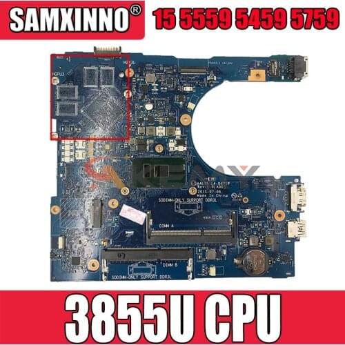 Brand NEW FOR Dell INSPIRON 15 5559 5459 5759 Motherboard AAL15 LA-D071P SR2EV CELERON 3855U DDR3L CN-0PW46V PW46V 100% tested
