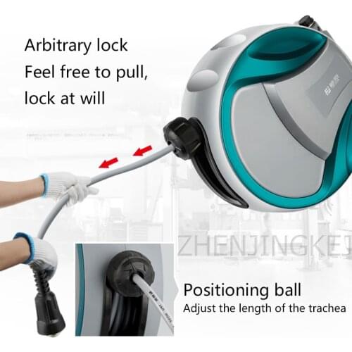 Air Drum Automatic Coiler Multifunction Auto Repair Pneu Tool Upgrade Automatic Telescopic Hanging Trachea Automatic Receiver
