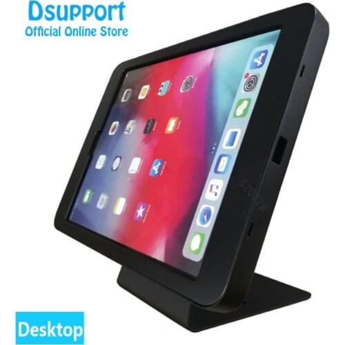 Fit for iPad pro 12.9 inch desk stand metal case for ipad stand bracket tablet pc lock holder support full motion angle