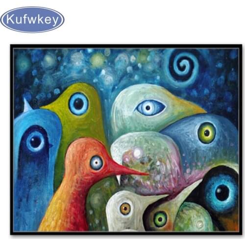 Full Square Diamond 5D DIY Diamond Painting Cross Stitch Abstract Animals diamond Mosaic Embroidery Decoration Christmas gifts