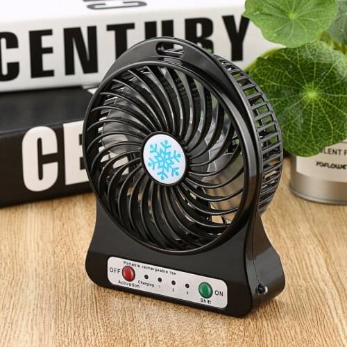 Hot Portable 4.5W Outdoor LED Light Fan Air Cooler Desk USB Fan Or 18650 Battery, 800mAh Fast Shipping
