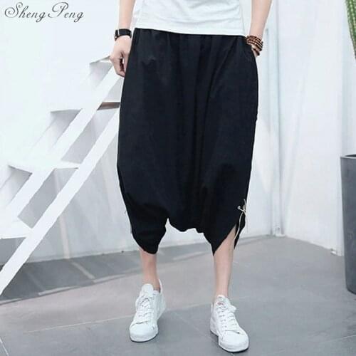 Traditional chinese pants kungfu clothing bruce lee pants chinese traditional men clothing Hip hop pants Q065