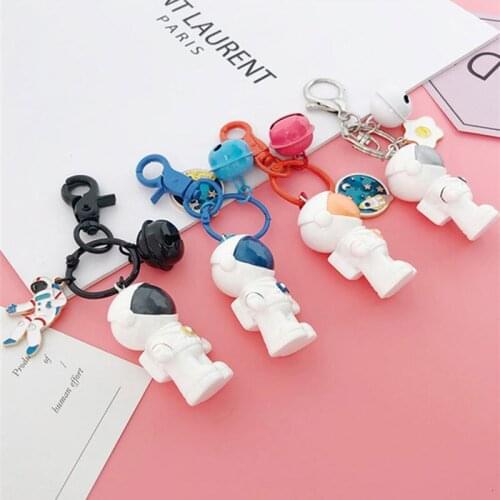 Escape from the earth ! UFO Space Craft Astronaut Rocket Planet Spaceman Universe Stars Rubber Key Ring KeyChain Gift