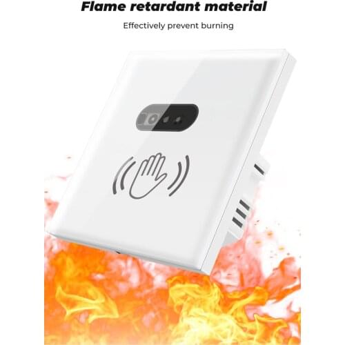 Smart Infrared Sensor Switch ON/Off No Touch Contactless Switches Door Release Exit Button With LED Indication Wall Light Switch