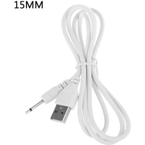 USB Charging Cable Cord Universal USB to 2.5 AUX Mono Power Supply Charger 15/16/17/19mm Pin