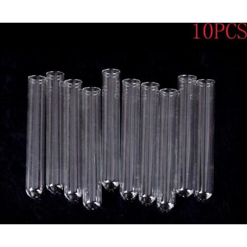 10pcs 100mm Pyrex Glass Blowing Tubes 4 Inch Long Thick Wall Test Tube