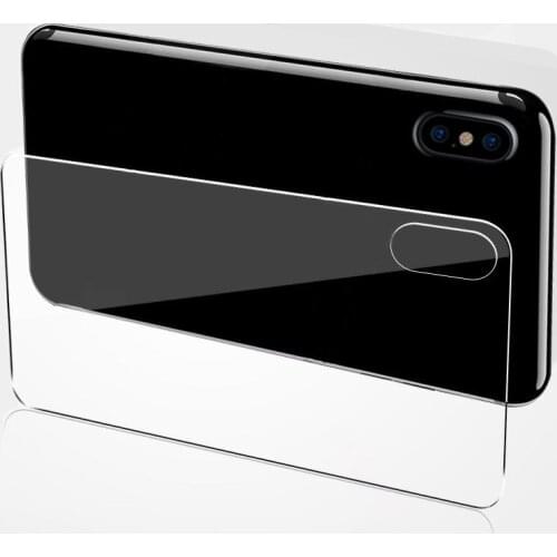3D Curved Tempered Glass Back Screen Protector Anti-scratch Film For iPhone X 10