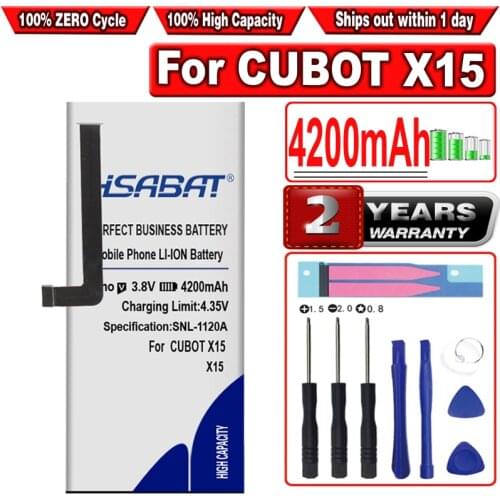 HSABAT X15 4100mAh Battery for CUBOT X15 Batteries