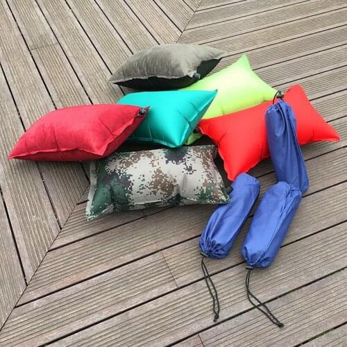 Outdoor Camping Head Neck Rest Automatic Inflatable Portable Travelling Pillow