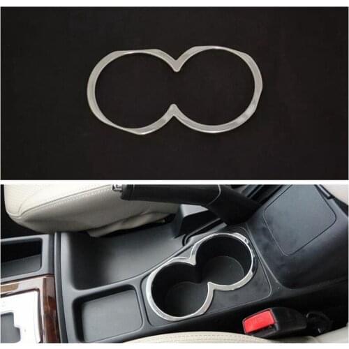 Car Interior Water Cup Holder Cover Trim Center Storage Box Panel for Mitsubishi Pajero Sport 2009 2010-2014