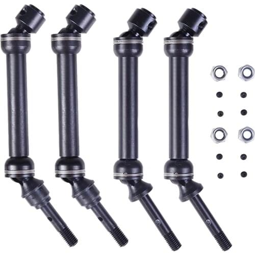 CVD Steel Front & Rear Drive Shaft Assembly Heavy Duty For Traxxas 1/10 Slash 4x4 SLA017 SLA018 RC Car 1/10 Traxxas Slash 4X4