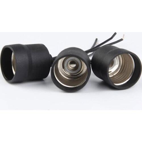 E27 Waterproof Lamp Holder Screw Lamp Base for Pendent Light Lampholder 200pcs