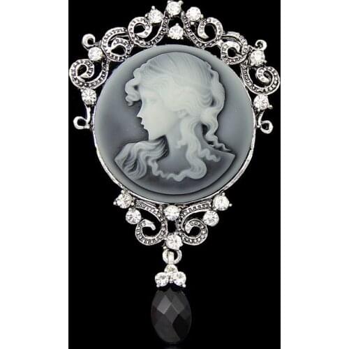 Good Quality Very Nicely Antique Silver Broaches Brand Marriage Anniversary Brooch Bouquet Colar Feminino Broche Bijuterias Pins