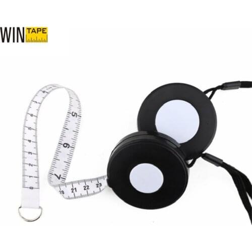 WINTAPE Tape Measuring Tailor Tape Measure For Sewing Tailor Fabric Retractable Ruler With Black Rope 80''/ 205cm Measuring Tool