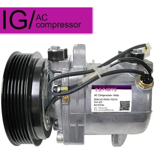 Aircom a/c for suzuki jimny ddis ac compressor 2003 2005 95201-70CN2 95201-70CN0