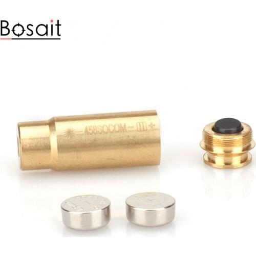 Bosait Red Laser Bore Sight 458 SOCOM Boresighter AR 15 Rifle Collimator Cartridge Laser Sighter