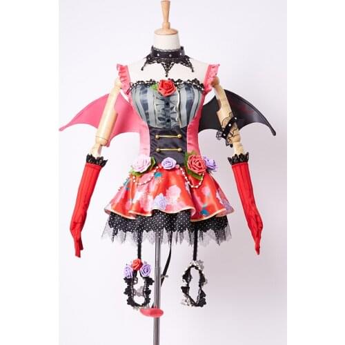 LoveLive Cosplay New SR Maki Nishikino Cosplay Costume Little Devil Transformed Uniform Dress Halloween Cosplay Costumes