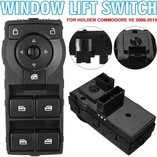 Mayitr 1pc Car Electric Window Switch Durable Master Window Control Switches Fit for Holden Commodore VE 2006-2013