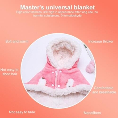 Washable Skin Friendly Pet Dogs Hooded Coat for Indoor Pet Cloak Washable Skin Friendly Pet Dogs Hooded Coat for Indoor