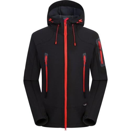 Windproof and waterproof fleece AliExpress soft shell jacket mens jacket outdoor jacket jacket