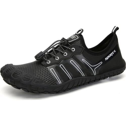 Men Upstream Aqua Shoes Barefoot Diving Swimming Water Shoes Women Breathable Beach Wading Shoes Male Seaside Sneakers Plus Size