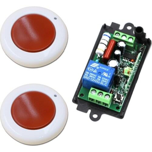 Latest AC 110V 220V 1 Channel Wireless Remote Control Switch System Receiver & Transmitter for Smart Home 315/433mhz