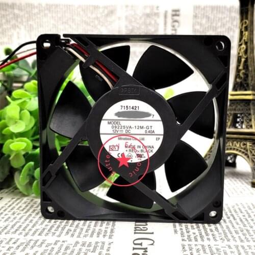 BRAND NEW ORIGINAL 09225VA-12M-GT DC 12V 0.40A COOLING FAN COOLER 92*92*25MM 9CM 9225 2/3/4 WIRES