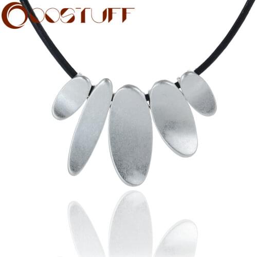 Silver Color Chokers Necklace with Pendants for Women Wholesale Statement Suspension Vintage Jewelry Collar Costume Accessories