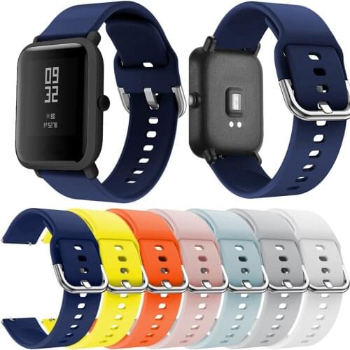 Silicone Straps for Huami Amazfit Bip Lite Watch Watchband Wrist Band Correa de reloj bracelet de montre pasek do zegarka